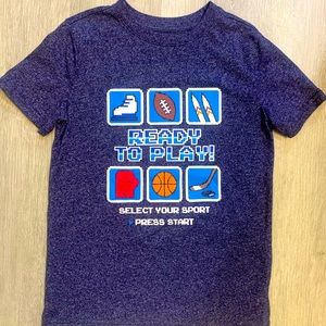 Cat & Jack boys sz M sports shirt